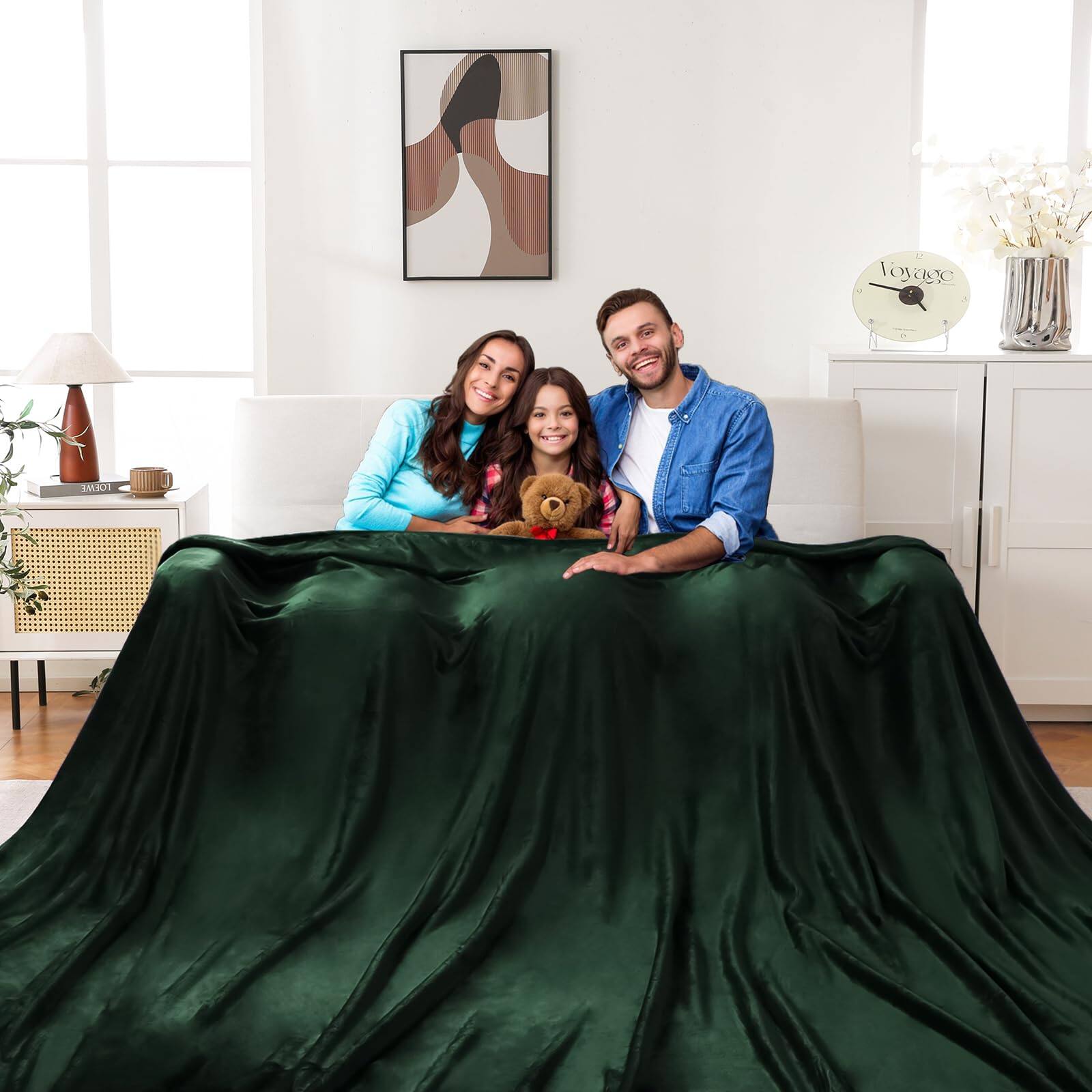 Huge Deep Green-120x120 Inch