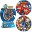 The text on the image is grouped as follows:

1. "Spin, Flip, Solve 360 of Puzzling!"
2. "Side 2"
3. "Side 1"
4. "em 2"
5. "I ulds fLip pusBle C0O 8+".

The corrected text would be:

1. "Spin, Flip, Solve 360 of Puzzling!"
2. "Side 2"
3. "Side 1"
4. "em 2"
5. "I ulds fLip pusBle C0O 8+".