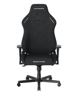 DXRacer - Drifting Series Gaming Chair – Fabric Ergonomic Racing-Style with 3D Armrests & Reclining Backrest - Black