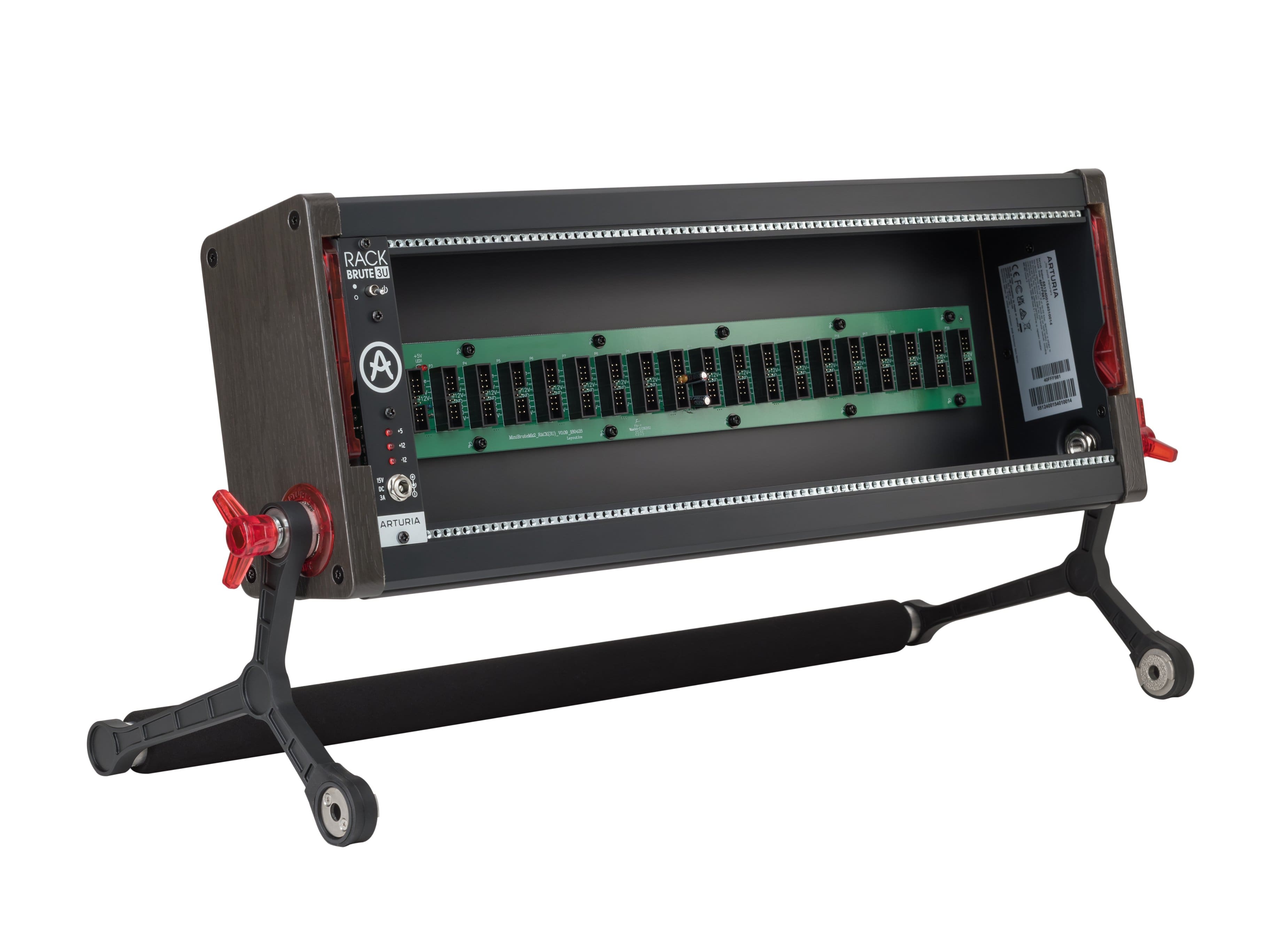 Arturia - RackBrute 3U Eurorack Case 88HP with Power Supply, Aluminum Chassis, and Link System