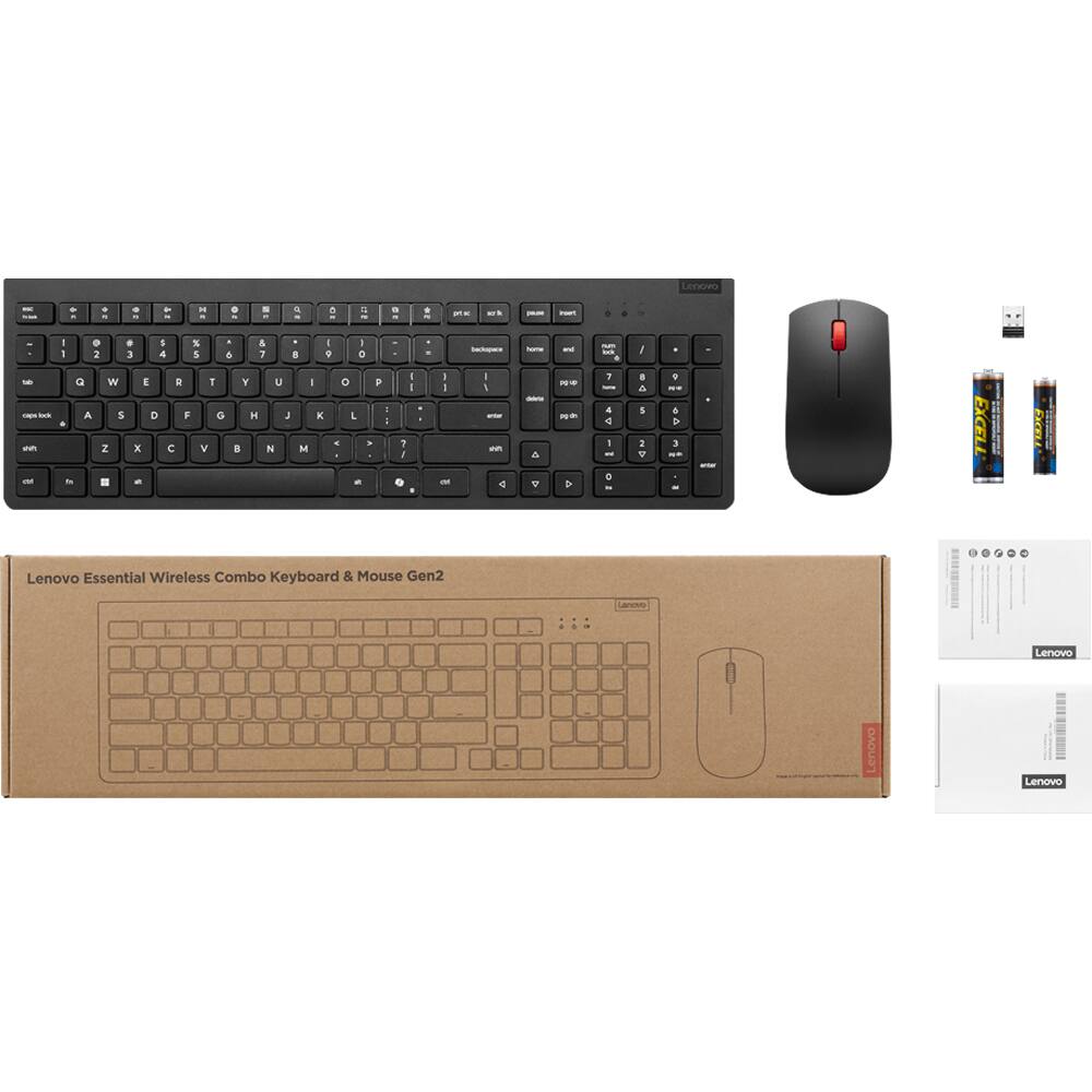 Lenovo Essential Wireless Combo Keyboard & Mouse Gen2

Lenovo