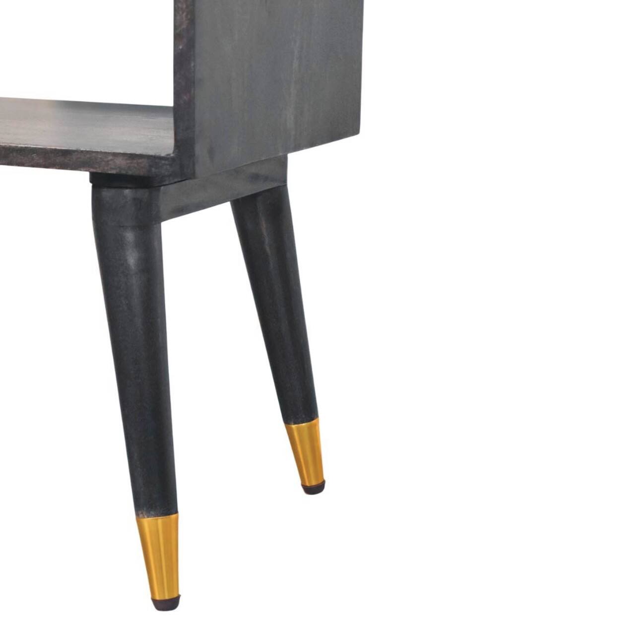 Alt View 5. Artisan Furniture - Artisans Furniture Mid-Century Open Bedside - Black.