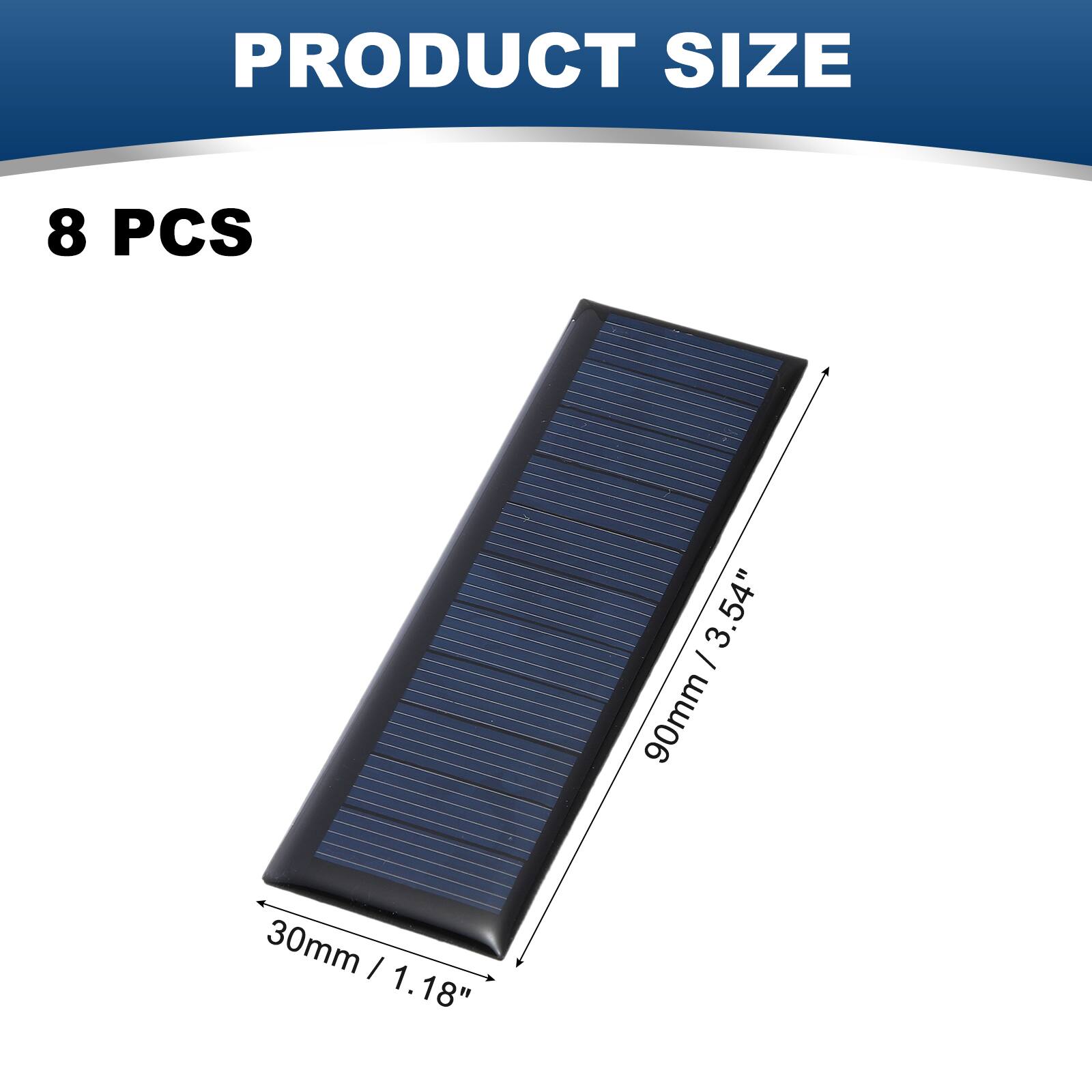 PRODUCT SIZE

8 PCS

90mm / 3.54" x 30mm / 1.18"
