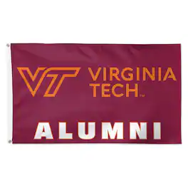 WinCraft - Virginia Tech Hokies 3' x 5' Single-Sided Deluxe Alumni School Supporter Flag - Multicolor