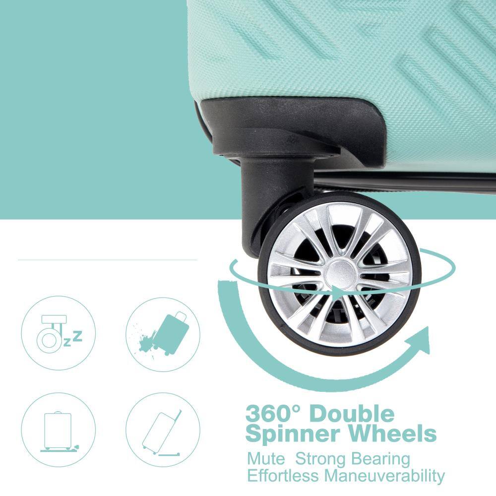360° Double Spinner Wheels  
Mute Strong Bearing  
Effortless Maneuverability