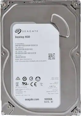 Seagate - 1TB Desktop HDD Sata 6Gb/s 64MB Cache 3.5-Inch Internal Bare Drive ST1000DM003 (Old Model)