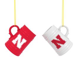 Evergreen Enterprises - Nebraska Huskers Two-Pack 3" Mini Stein Ornament Set - Multicolor