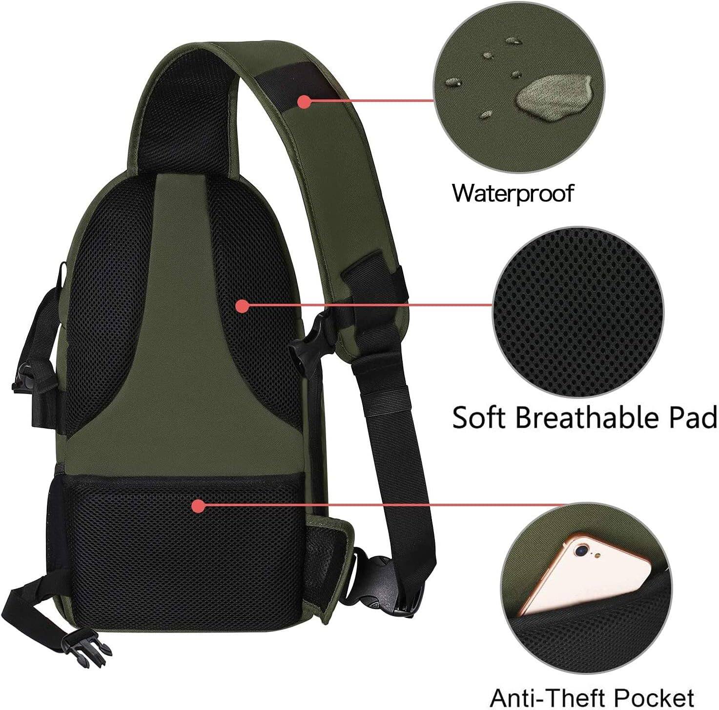 Waterproof Soft Breathable Pad Anti-Theft Pocket