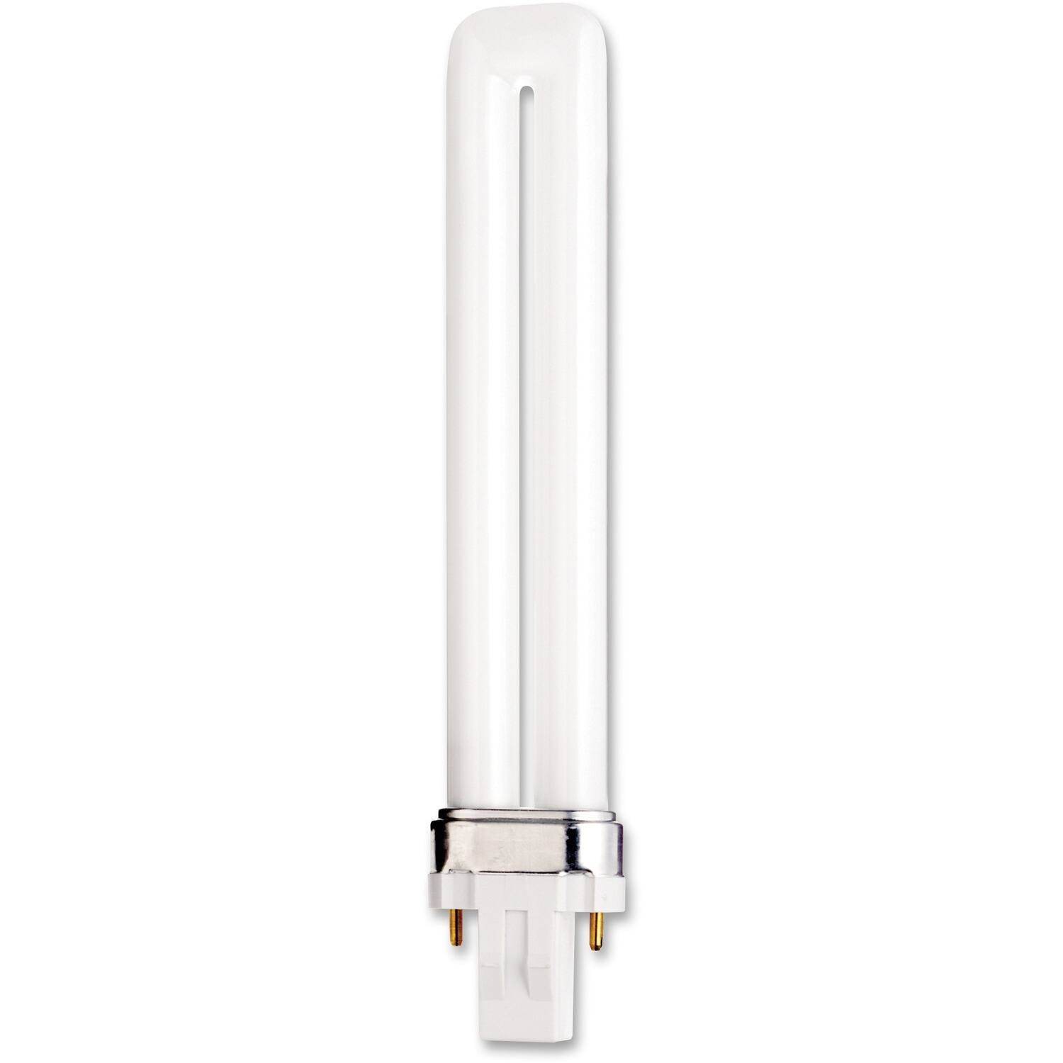 Front. SATCO - Satco 13W GX23 Pin Based 2700K Compact Fluorescent Bulb 13 W 800 T4 Warm White GX23 Base 12000 Hour 2700K 1 Each.