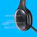 Alt View 14. Logitech - H800 RF Wireless On-Ear Headset - Black.