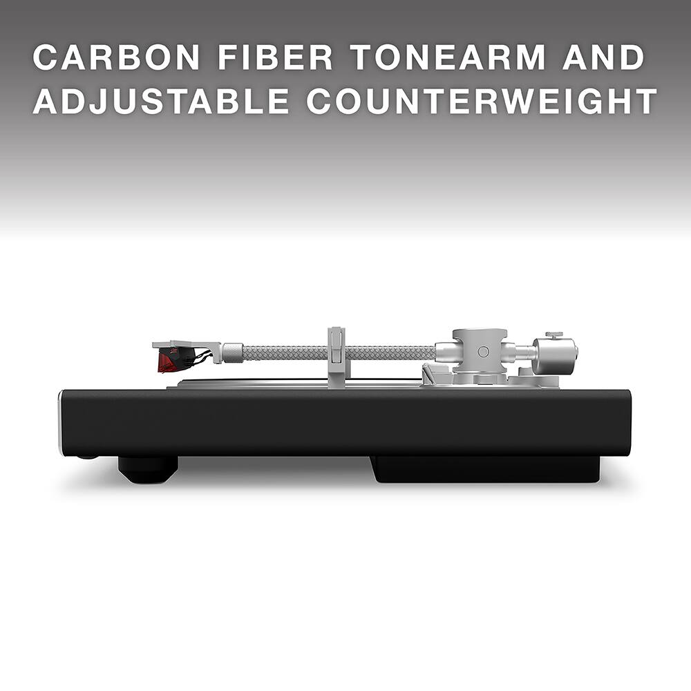 CARBON FIBER TONEARM AND ADJUSTABLE COUNTERWEIGHT