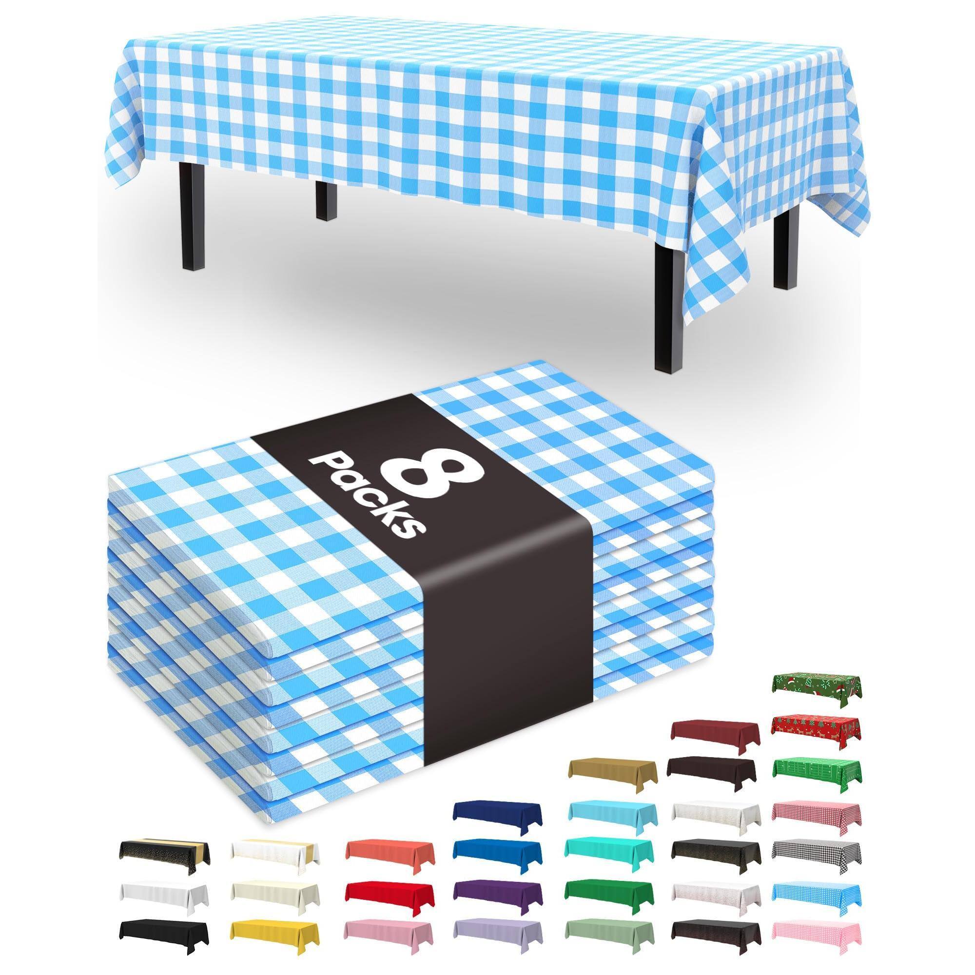 Blue Plaid-54" X 108" Rectangle