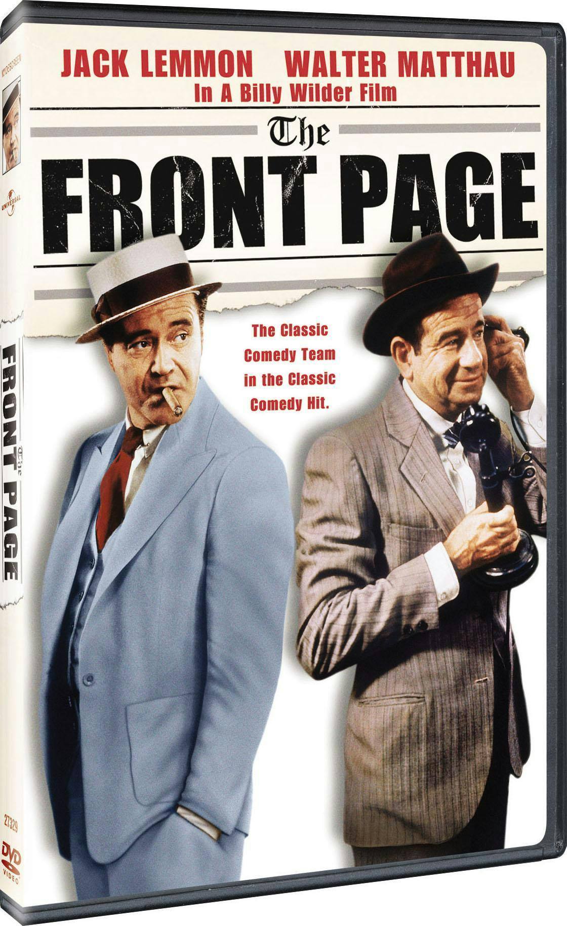 Angle. The Front Page   - DVD.