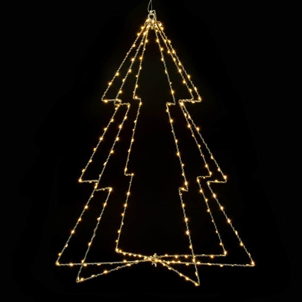 Vickerman - 240Ltx24" WW Tw LED Tree Wire Silhouette - Warm White