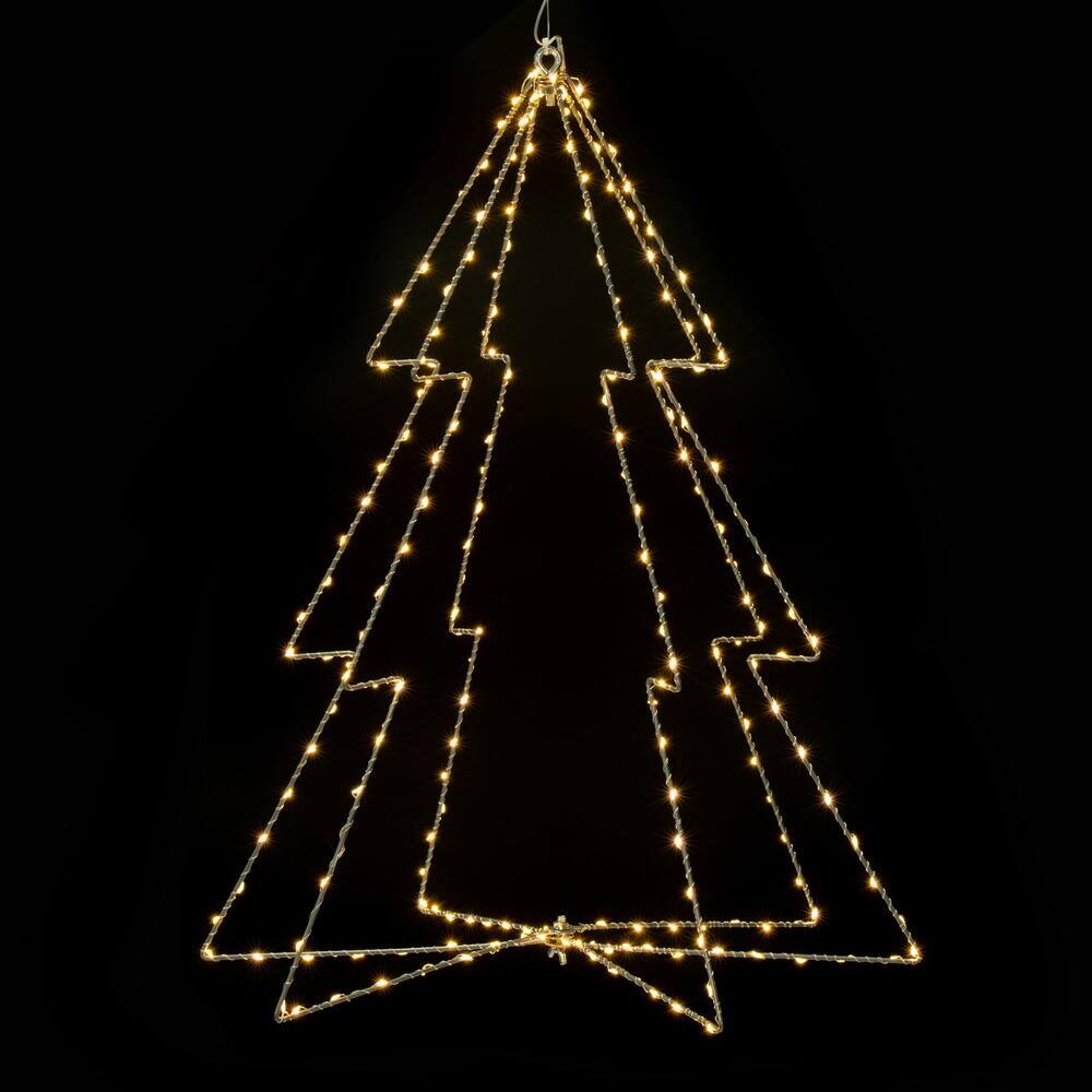 Front. Vickerman - 240Ltx24" WW Tw LED Tree Wire Silhouette - Warm White.