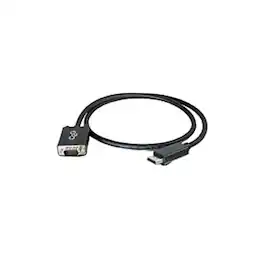 C2G - 757120543312 3 Feet DisplayPort to VGA Adapter Cable - 1x DisplayPort Male Digital Audio, Video - 1x HD-15 Male - Black