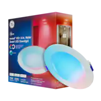 Cync - Reveal Smart Wafer Light 6in - Full Color - Front_Zoom