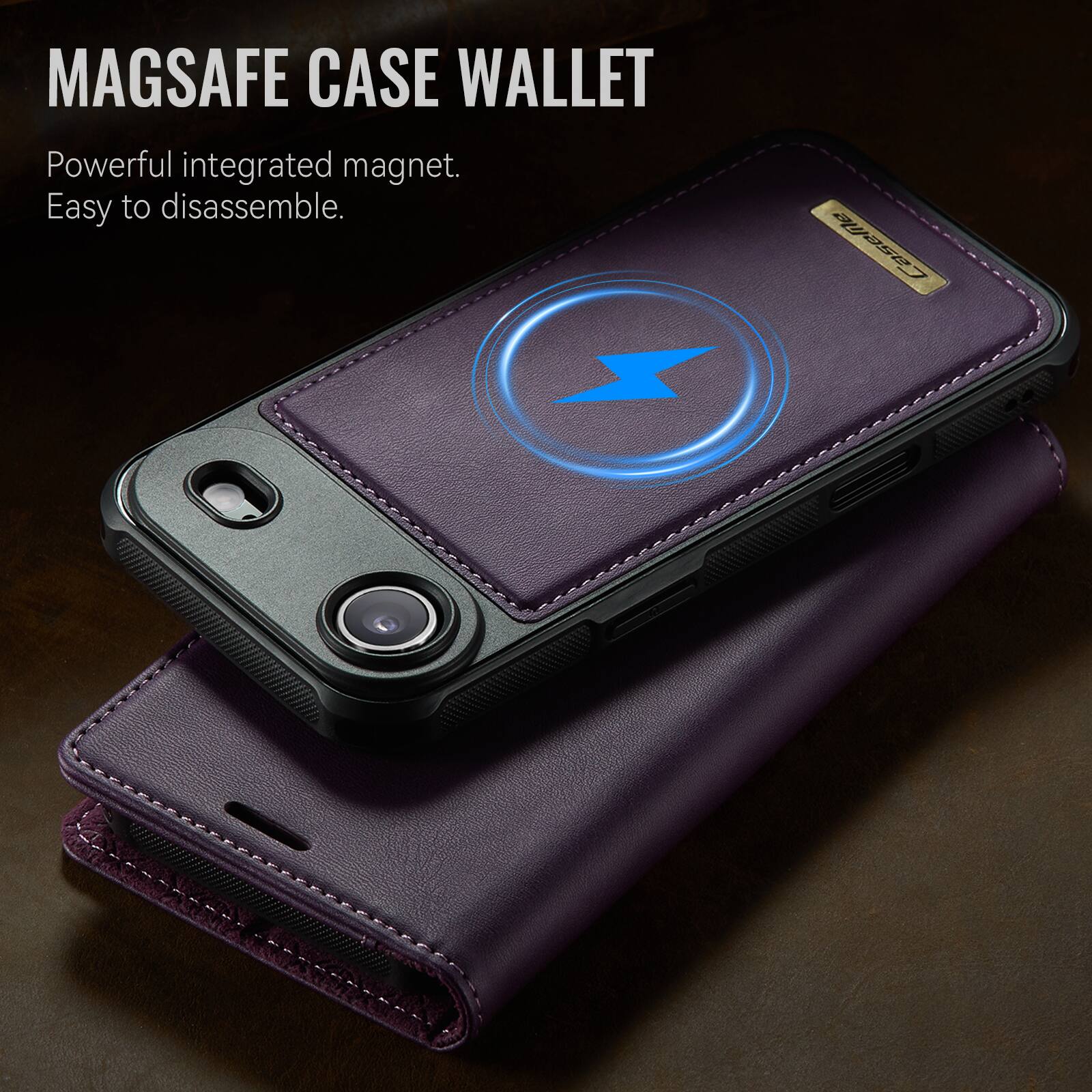 MAGSAFE CASE WALLET

Powerful integrated magnet.  
Easy to disassemble.