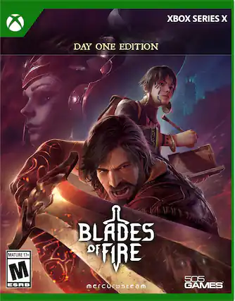 X SERIES X DAY ONE EDITION MATURE 17+ M ESRB BLADES OF FIRE 505 mercurysteam GAMES - M (Mature 17+)