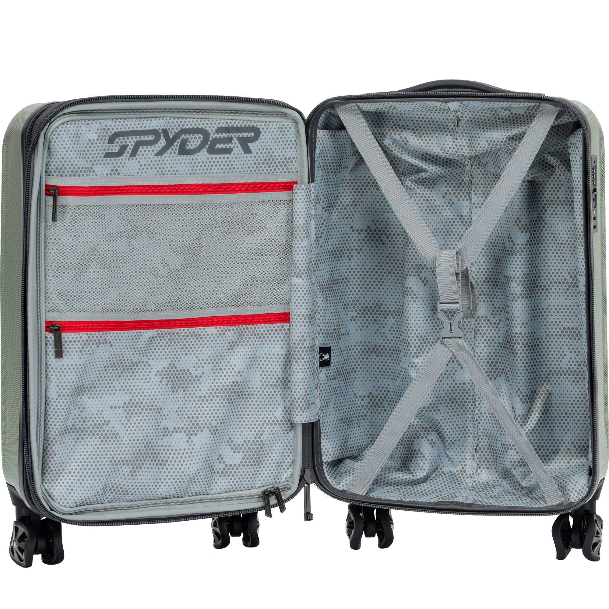 Alt View 1. Spyder - Spyder Rails 3 Piece Luggage Set with 360 Spinner Wheels, TSA Approved Lock, (20 Inch, 25 Inch, 29 Inch) - Moss Gray.