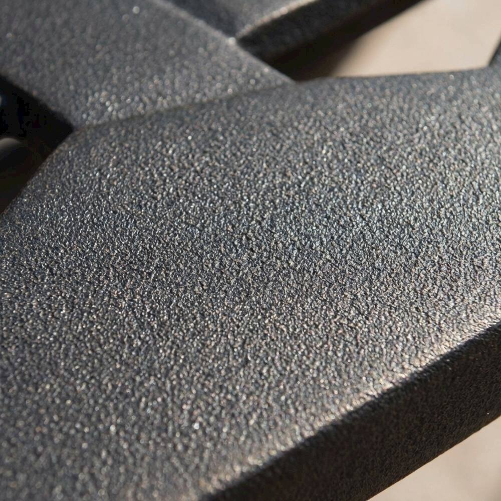 Alt View 4. Outdoor Escape - Black outdoor armchair set with high backrests and sturdy construction - Black.