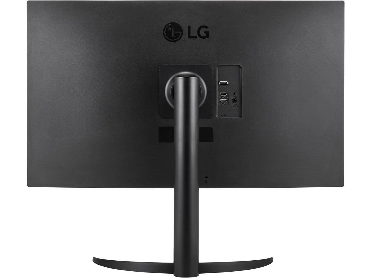 Alt View 6. LG - LG 32UR550K-B 32" 4K UHD Monitor, HDR10, HDMI/DP, Adjustable Stand.