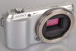 Sony - Alpha NEX-3 Interchangeable Lens Digital Camera Body - Silver