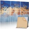 VEVOR - 6 Pack Art Acoustic Panels, 70.87 x 47.24 x 0.4 inch Soundproof Wall Tiles, Self Adhesive Decorative Sound Dampening - Blue;Yellow