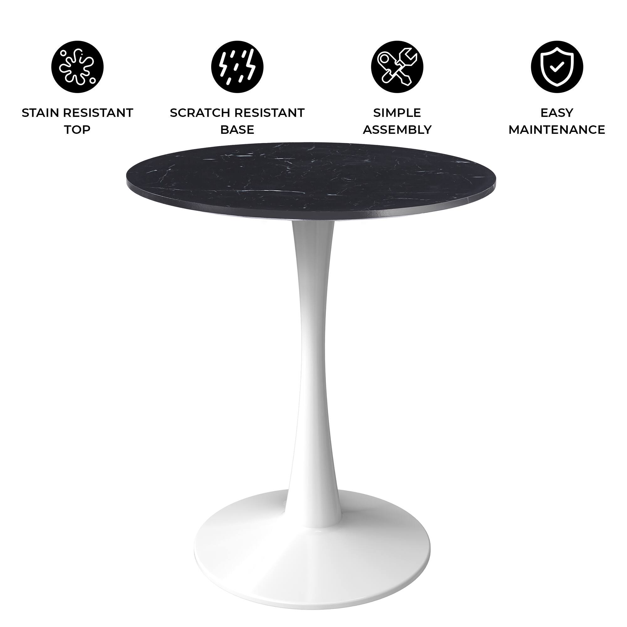 STAIN RESISTANT TOP  
SCRATCH RESISTANT BASE  
SIMPLE ASSEMBLY  
EASY MAINTENANCE