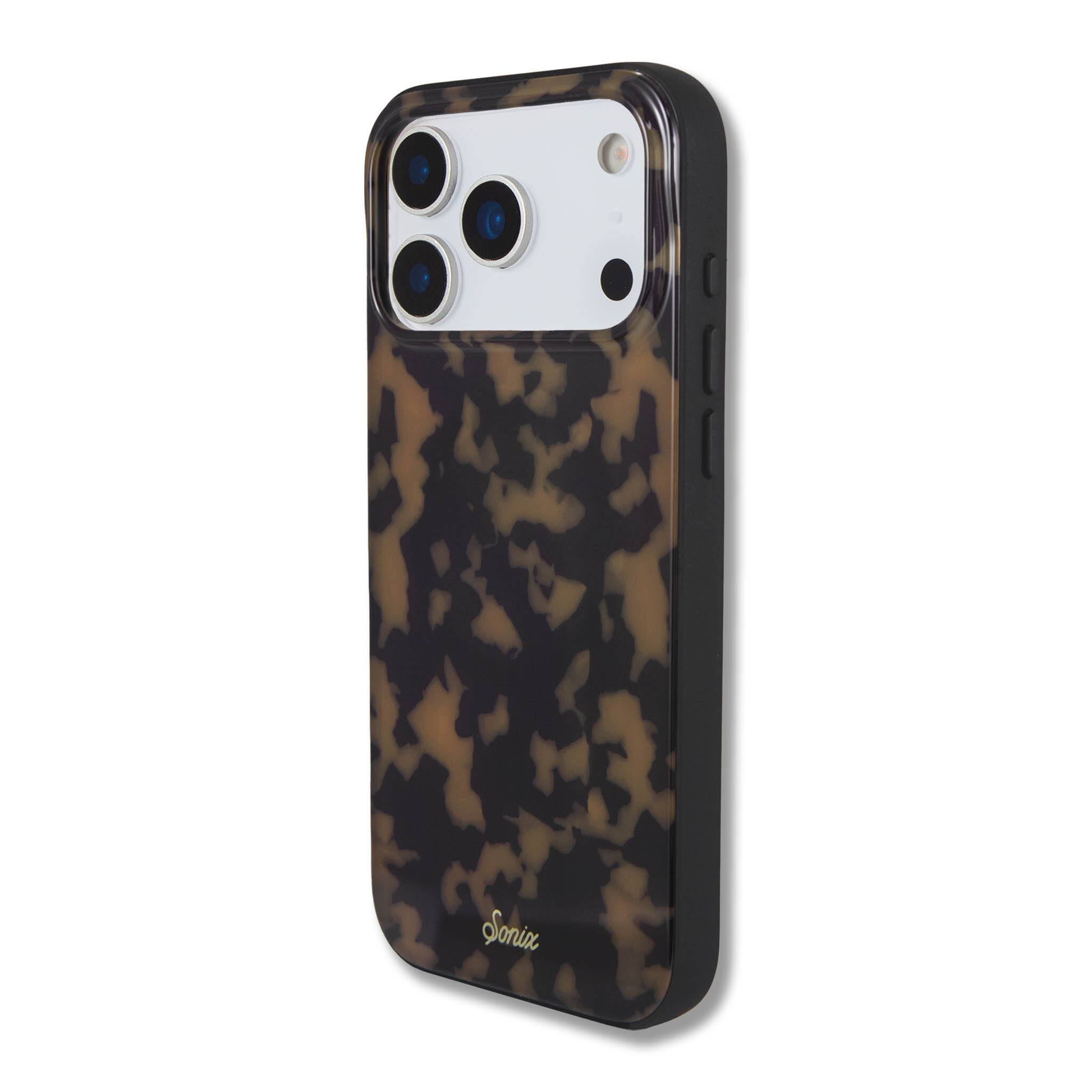 Left. Sonix - iPhone 17 Pro Max Case Brown Tort - Brown.