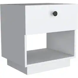 TuHome - Paris Nightstand MDF - White