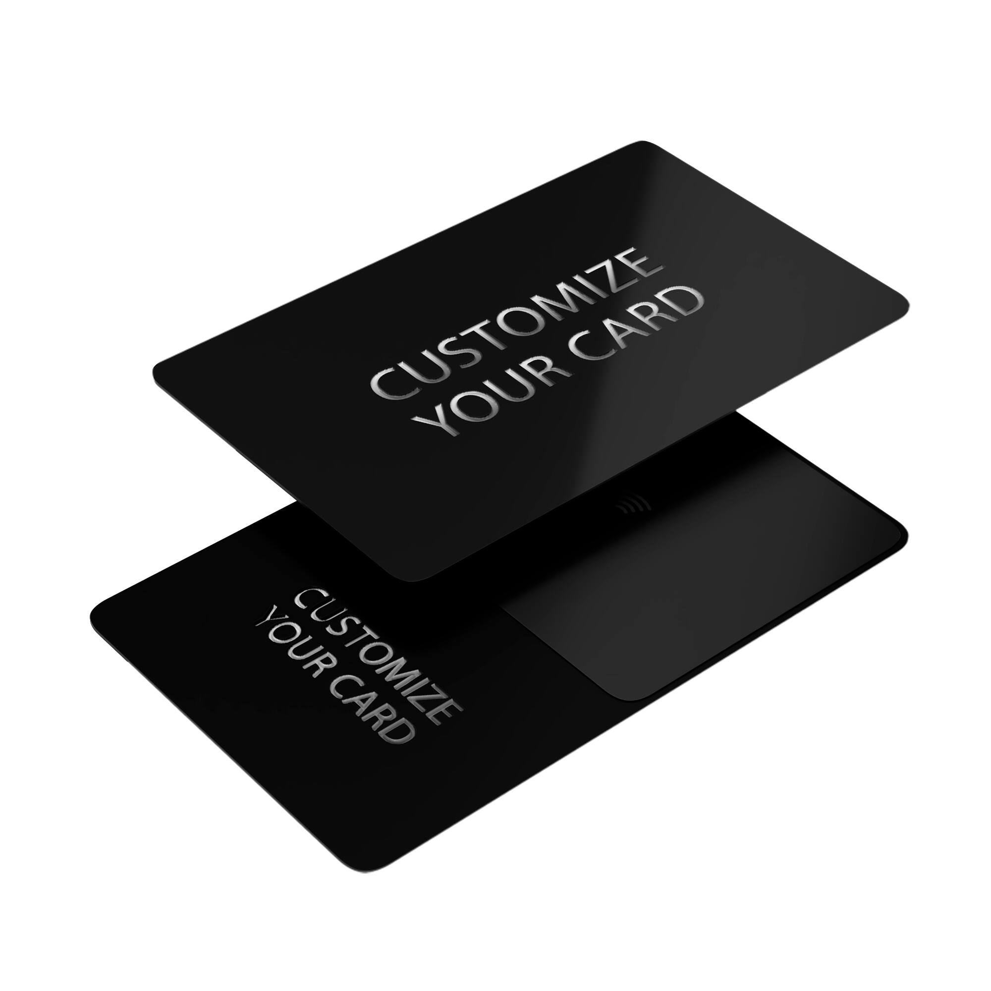 Contact Co. - Smart Customizable Metal NFC Card, Smart Business Card with Instant App-Free Sharing, Tool for Entrepreneurs - Silver