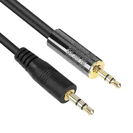 Front. MOVO - Movo MV-RC100 3.5mm Male Line-in to Male Microphone Attenuator Cable.