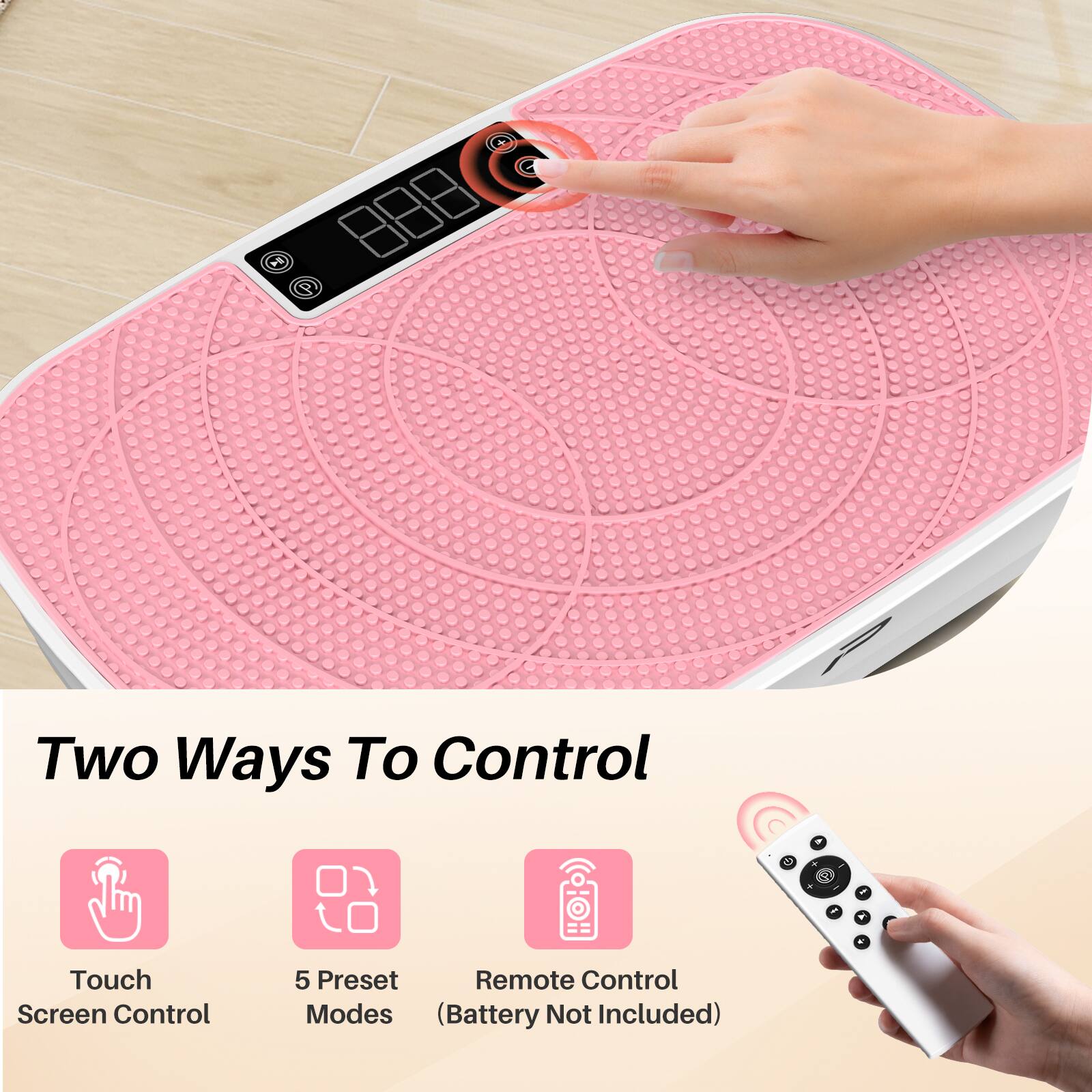 Two Ways To Control - a F 4 & Touch Screen Control 5 Preset Remote Control Modes (Battery Not Included)