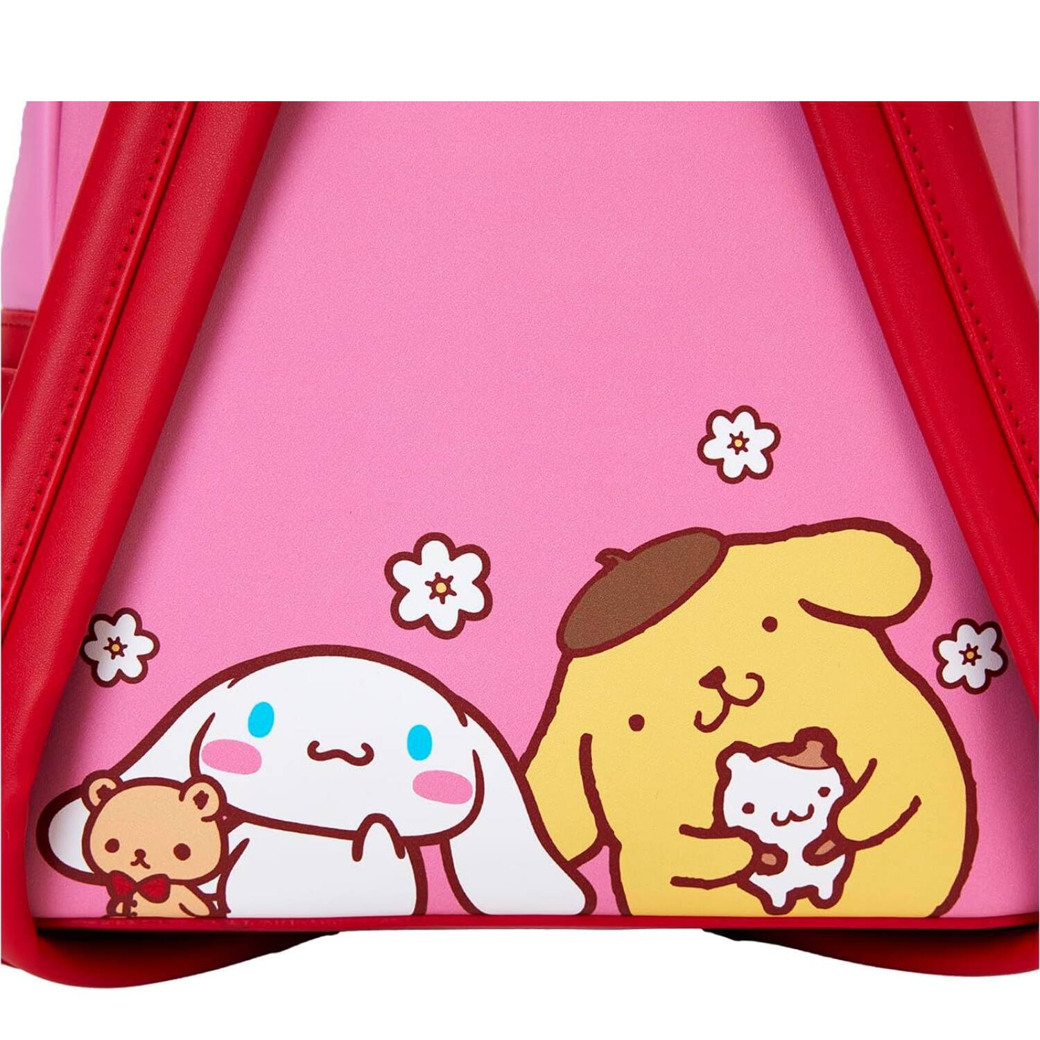 Alt View 5. LoungeFly - Loungefly Sanrio Hello Kitty & Friends Pink Mini Faux Leather Shell Backpack - Multicolored.