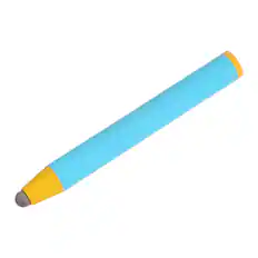 Front. Unique Bargains - Stylus Pens for Touch Screens Crayon Stylus Pen Silicone Universal Capacitive Stylus for All Touch Screen Devices - Blue.