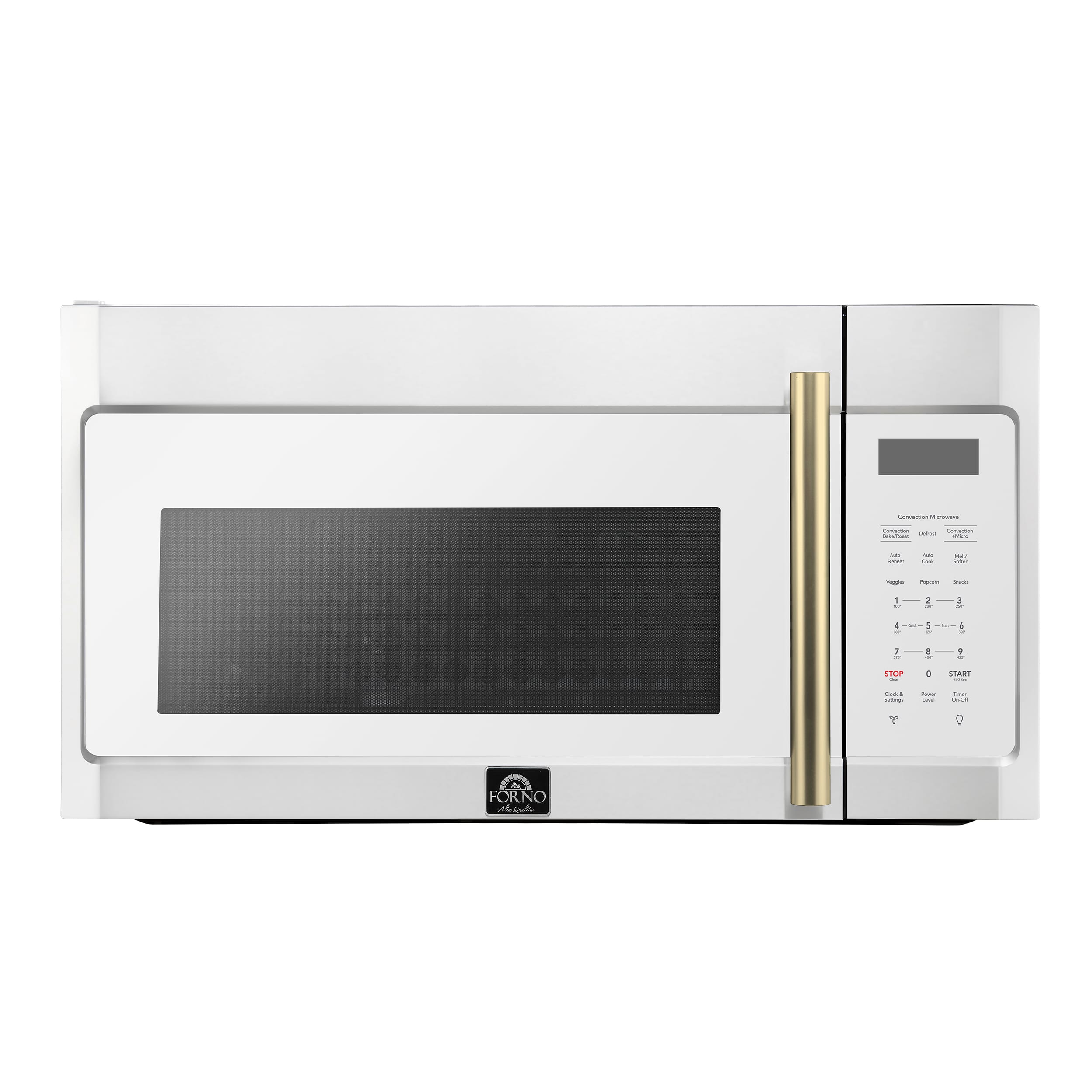 Forno Appliances - Fornace 1.5 Cu. Ft. Convection Over-the-Range Microwave - White - Front_Zoom