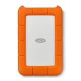 LaCie - Rugged 5TB External USB-C, USB 3.1 Gen 1 Portable Hard Drive - Orange/Silver