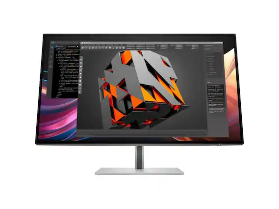 Front. HP - HP Series 7 Pro 727pq 27" 16:9 WQHD 120Hz IPS LCD Monitor, Natural Silver - Black.