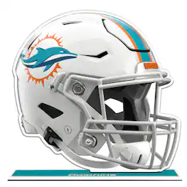 UPI Marketing - Miami Dolphins 10" Speed Helmet Standee - Multicolor