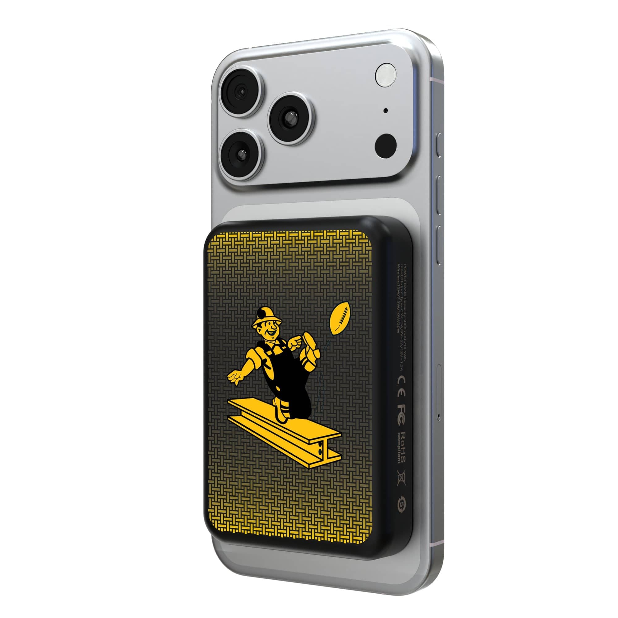 Keyscaper - Pittsburgh Steelers Wireless Magnetic Power Bank - Black price history on PriceWatchPro
