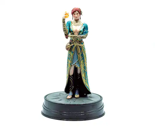 Front. Dark Horse Comics - The Witcher 3 Wild Hunt Triss Merigold 8 Inch Figure - Blue.