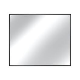Boyel Living - 36 x 30 in Rectangle Square Right-Angle Mirror with Matte Black Aluminum Frame