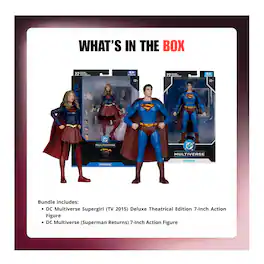 McFarlane Toys - Crisis on Infinite Earths Crossover Supergirl and Superman (Melissa and Brandon)
