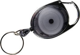 Advantus - Lanyard Badge Reels, 6/Pack - Black