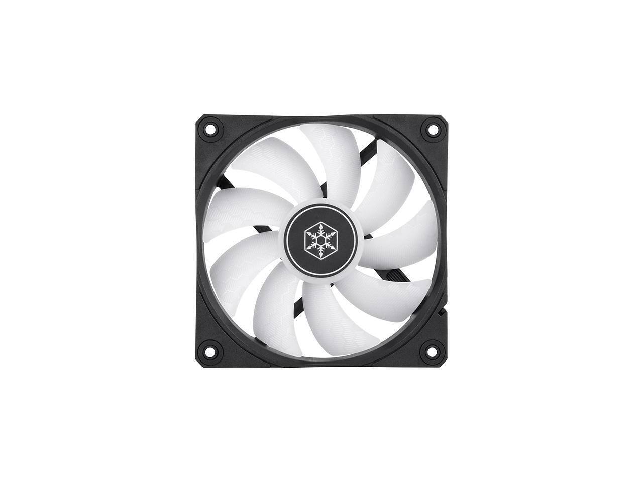 Alt View 2. SilverStone - Performance enhanced 120mm PWM ARGB fan - RGB.