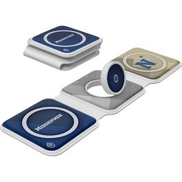 Keyscaper - Navy Midshipmen 3-in-1 Foldable Charger - White