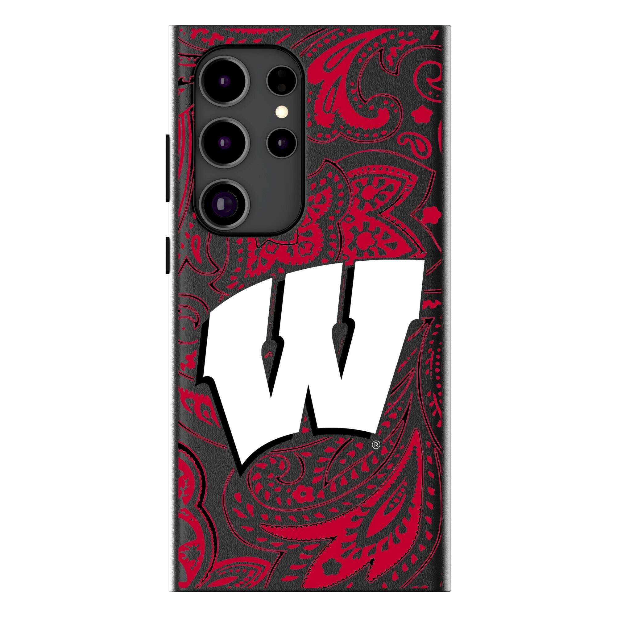 Keyscaper - NCAA - Wisconsin Badgers Paisley Galaxy Magnetic Bump Case - S24 - Black price history on PriceWatchPro