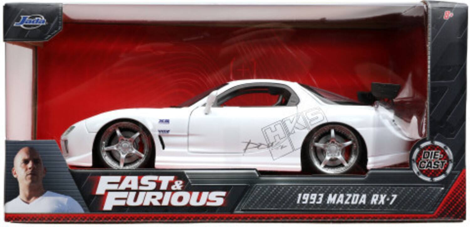 Jada 8 to HKS FAST & FURIOUS 1993 MAZDA RX-7 Z DIE-CAST