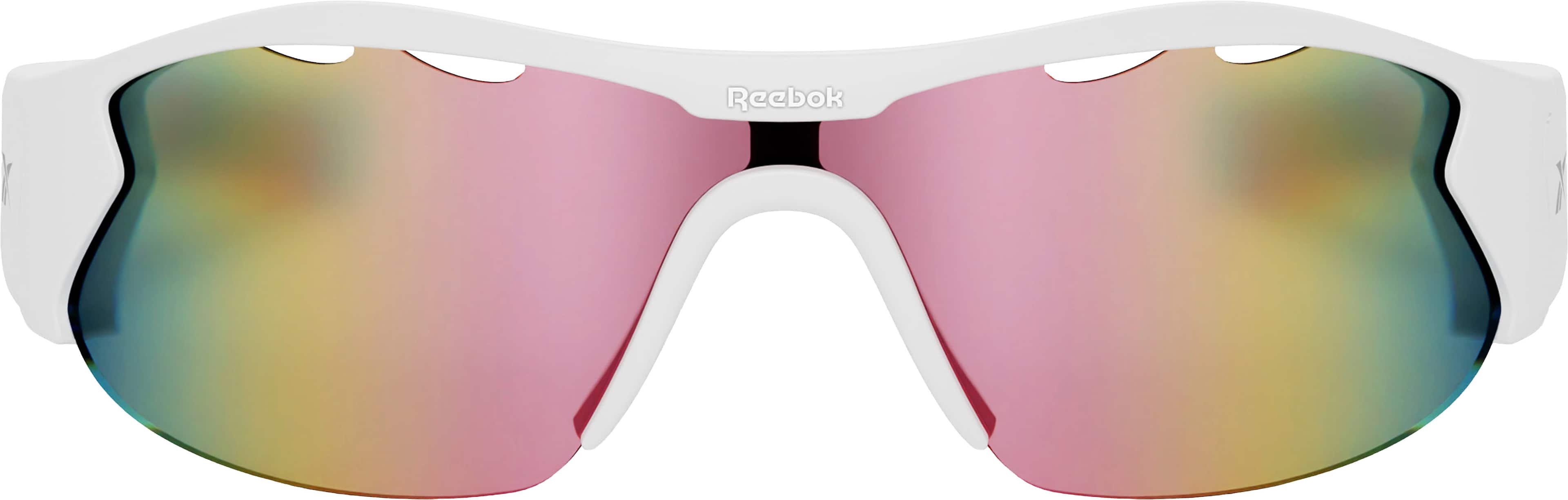 Reebok Flash Smart Eyewear Powered by Lucyd - White/Iridescent - Front_Zoom